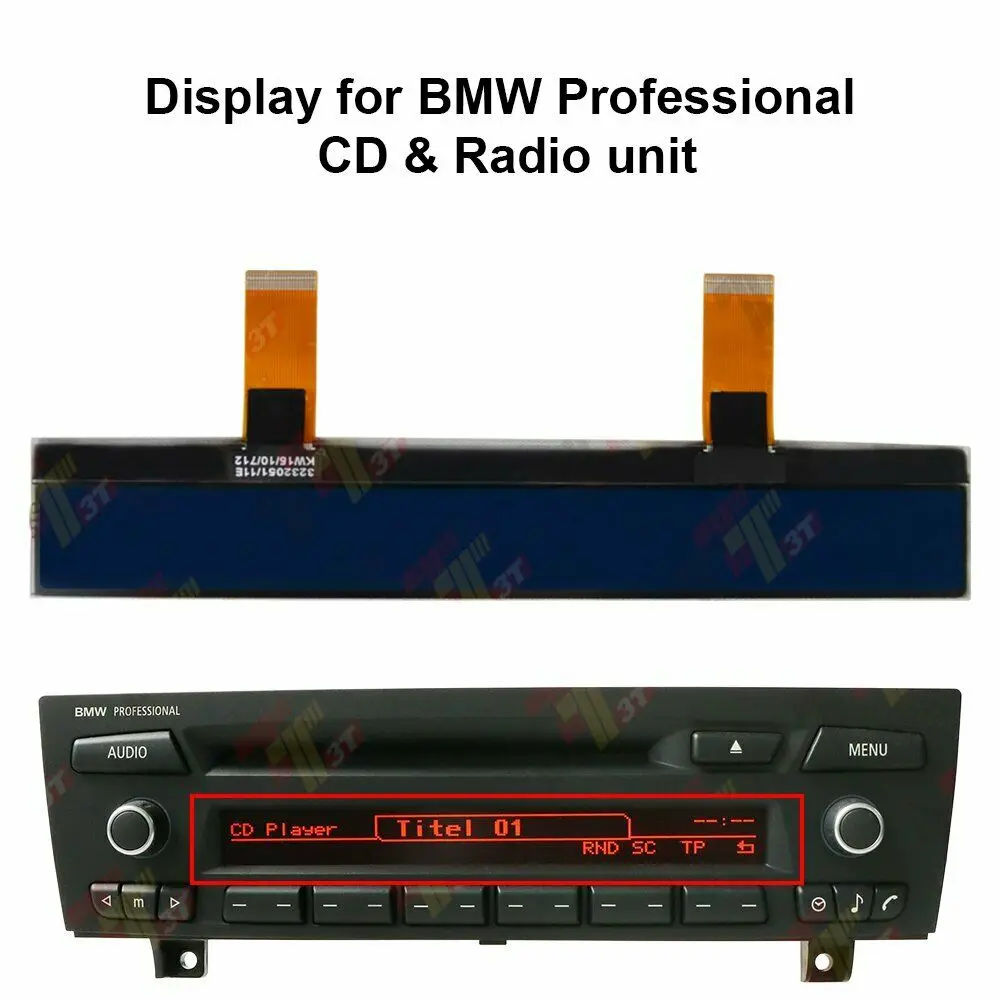 ЖК экран со стеклом для профессионального CD плеера BMW MINI COOPER радиоприемник с