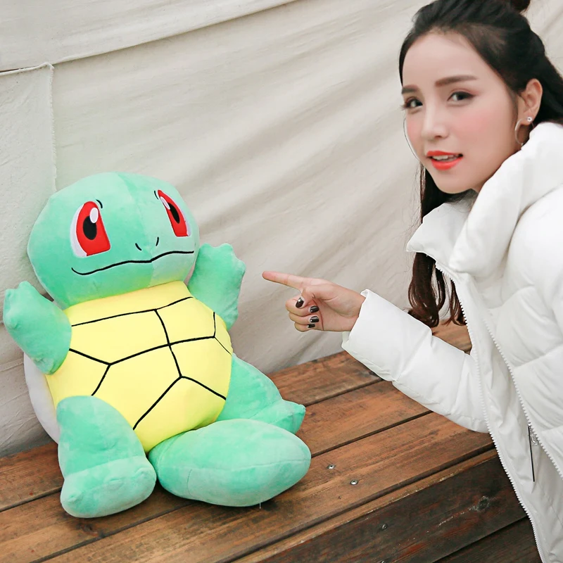 Explosion Model Pet Elf Jenny Turtle Little Fire Dragon Plush Toy Doll Pok�mon God Beast Ball Rag Doll Pillow Home Living Room B