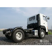 1/14 RC LESU Hino700 4x2 трактор прицеп грузовик модель Металлическое шасси