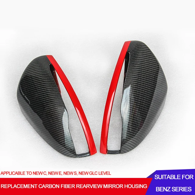 $US $166.58 For Mercedes Benz W205 W213 W222 X205 For Benz C E S GLC Class Rearview Mirror Carbon Fiber 1Pair Replace Carbon Fiber Mirror
