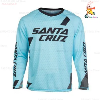 

2020 Kid's Long Sleeve Downhill Jersey Mountain Bike Motorcycle Cycling Crossmax Shirt Ciclismo Clothes for Boys MTB MX T FXR DH