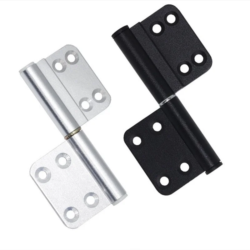 2PCS Toilet Door Hinges Aluminum Alloy Wardrobe Cabinet Door Bearing Industrial Box Adjustable Damping Hinge Furniture Hardware Stainless Steel Hinges Door Hinges