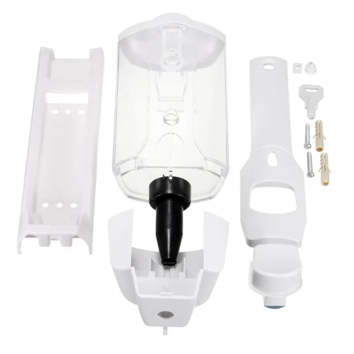 Wall Mounted Shampoo Soap Dispenser Sanitizer Bathroom Shower Liquid Lotion Pump TB Sale