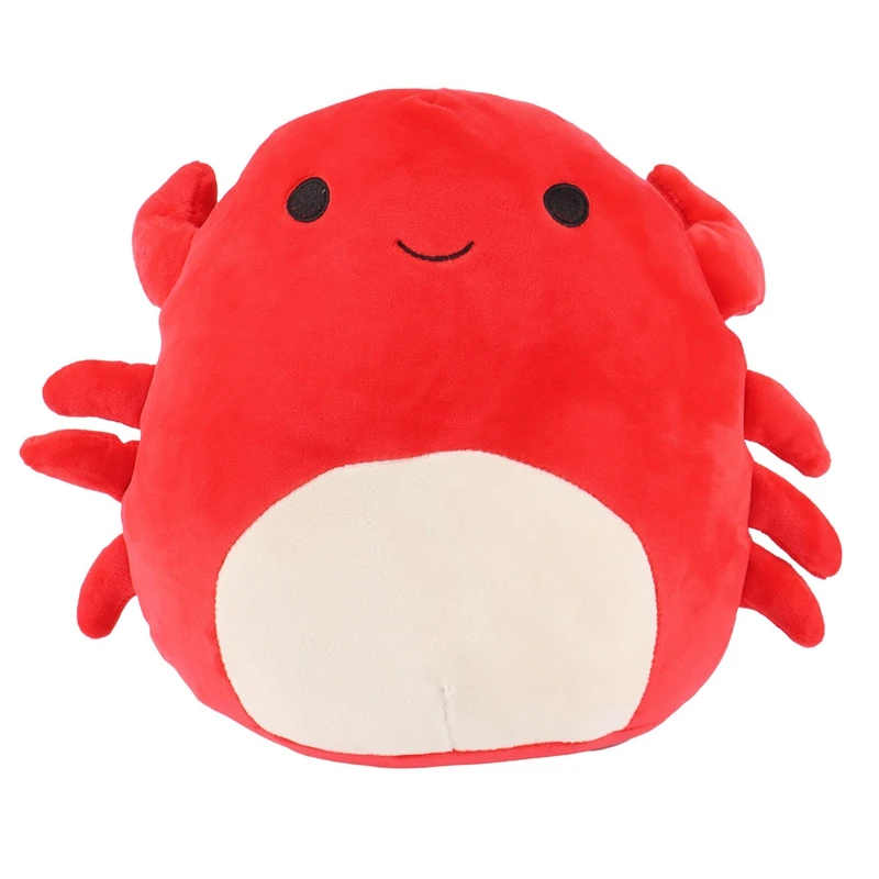 55cm Red Crab Pillow Plush Portunid Cushion Stuffed Animal Soft Toys Doll Gifts 