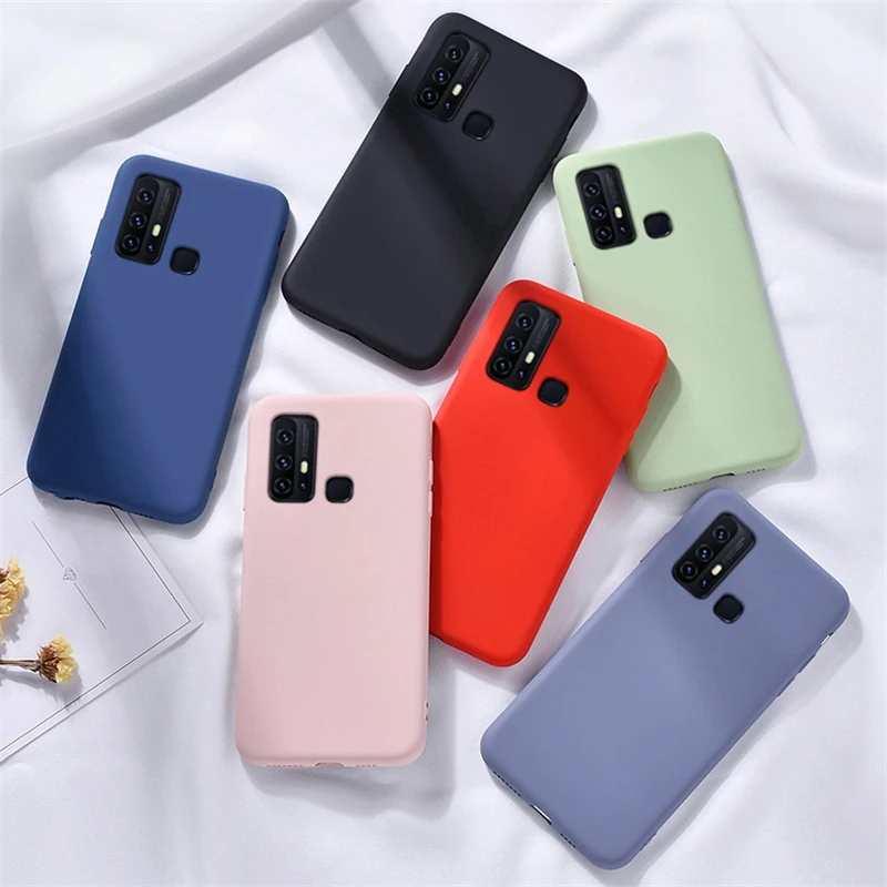 Чехол для Vivo Z6 5G чехол жидкий силикон приятный кожи цветной тонкий мягкий из