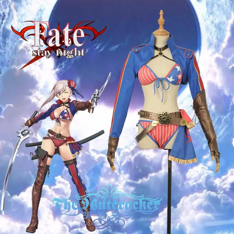 Аниме Судьба большой заказ FGO Миямото Мусаси сексуальный купальник пальто
