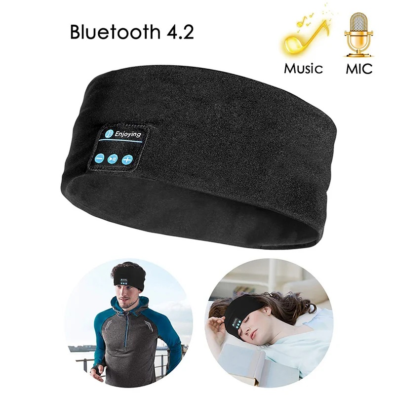 Bluetooth повязка на голову наушники для сна 10 м беспроводные музыкальные спортивные повязки на голову долгое время игры SEC88