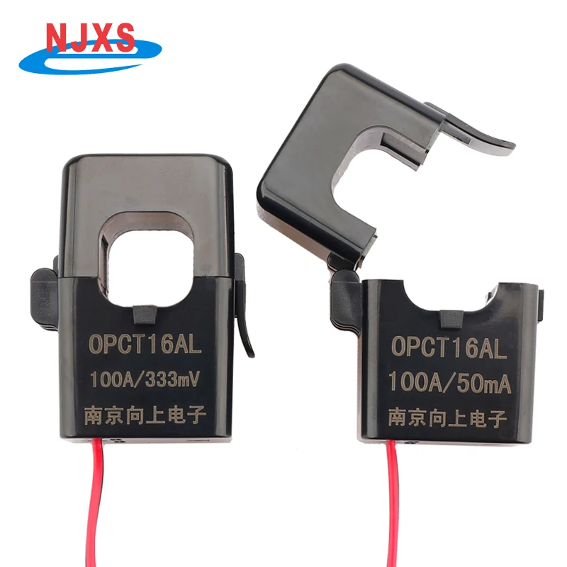 스플릿 코어 전류 변압기, OPCT16ATL, 100A, 50mA, 50A, 40mA, 10A, 5mA, 5A, 2.5mA, 개방형 전류 변압기