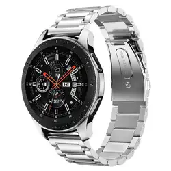 22 мм ремешок из нержавеющей стали для samsung Galaxy watch (46) сменный ремешок Складная Пряжка подходит для ширины ремешка 22 мм часы
