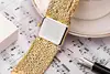 Ladies Wrist Watches Woman Famous Brand Dress Square Design Female Wristwatch Gold Stainless Steel Clock Montre Femme 2024 6