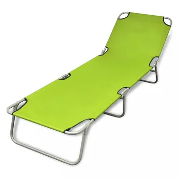 

Folding Sun Lounger Powder-coated Multi-Functional Lazy Lounger Beach Lounge Chair Sun Lounger Holiday Garden Simple Leisure