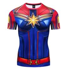 New Marvel Captain America Superman Compression Shirt 3D Printed T-Shirt Men T shirt Short Sleeve Halloween Cosplay Costume Tops New Marvel Captain America Superman Compression Shirt 3D Printed T-Shirt Men T shirt Short Sleeve Halloween Cosplay Costume Tops