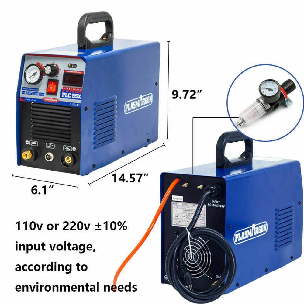 Plasmargon Cutting Machine CUT55 IGBT CNC Plasma cutter  2mm 50A 110V/220V - Image 3