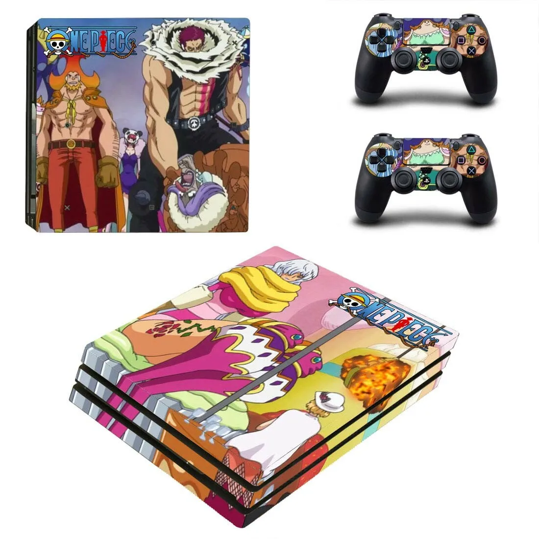 One piece Luffy PS4 Pro стикер Play station 4 наклейки для кожи наклейки для playstation 4 PS4 Pro консоль и контроллер Скины Виниловые