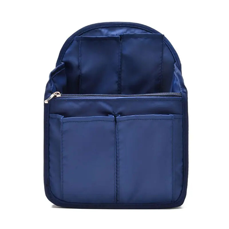 Дорожная сумка, рюкзак, органайзер, сумка, одноцветная, ткань Оксфорд, гаджет, много карманов, сумочка для организации предметов - Цвет: NBL