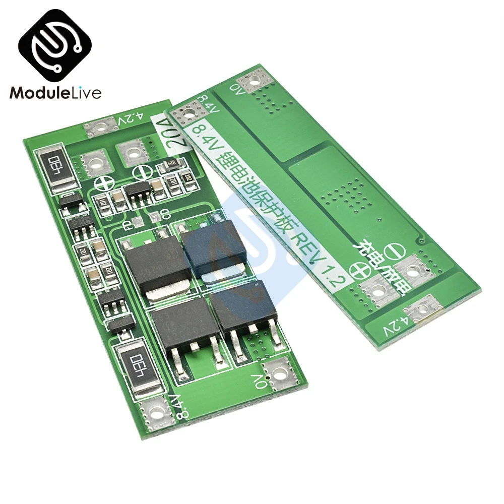 2S 10A 20A 7,4 V 8,4 V 18650 полимерная литиевая батарея защиты BMS доска Стандартный балансный модуль Diy электронная доска