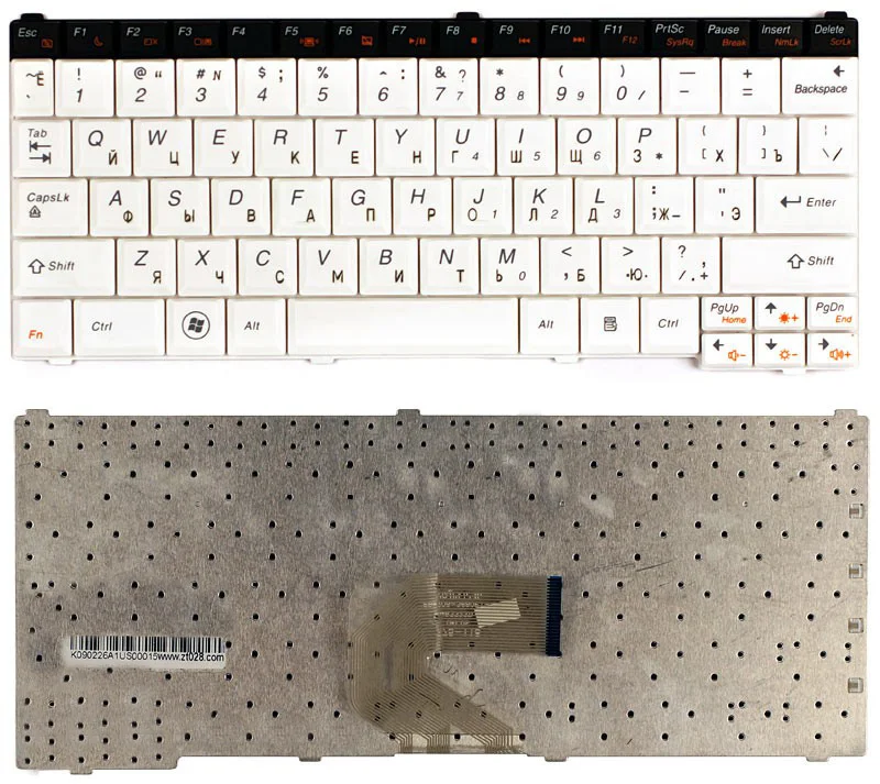 Клавиатура для нетбуков Lenovo IdeaPad S10-3t Series Русская Белая p/n: K090226A1US00015 | Компьютеры и