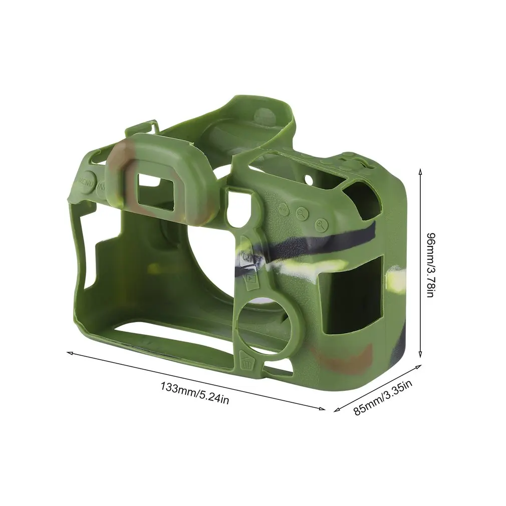 Прочный Профессиональный Противоскользящий мягкий силиконовый защитный чехол 70D для камеры популярный резиновый корпус