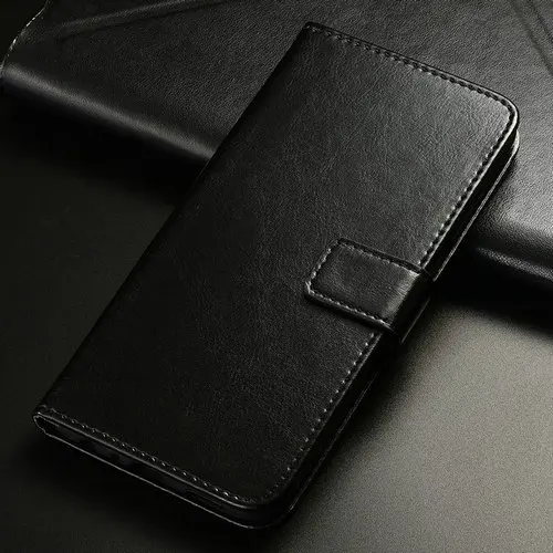 Высокое качество для Redmi Note 6 Pro 6A Redmi 6 комфортный Модный сверкающий Блестящий PU Флип кожаный чехол для Redmi Note 6 Чехол - Цвет: Retro - black