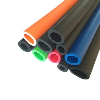 

1M Fitness Equipment Handle Bars Thermal Insulation Pipe Sponge Foam Rubber Tube Black 6mm/10mm13mm/16mm/18mm(Inner diameter)