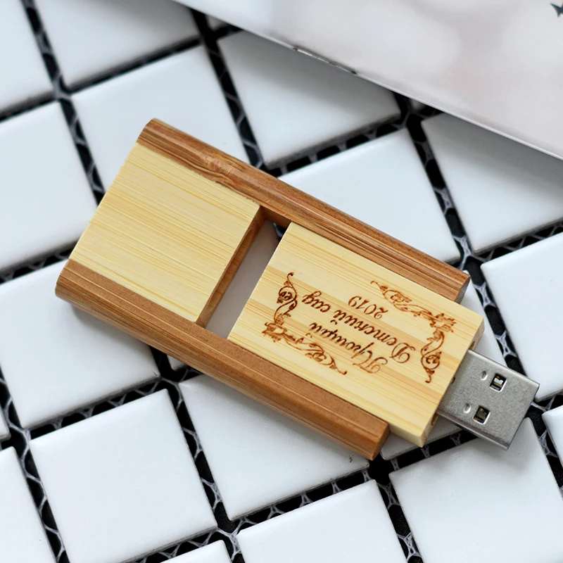 JASTER свадебные подарки деревянный USB флэш-накопитель орех USB 3,0 деревянный логотип гравировка usb палка