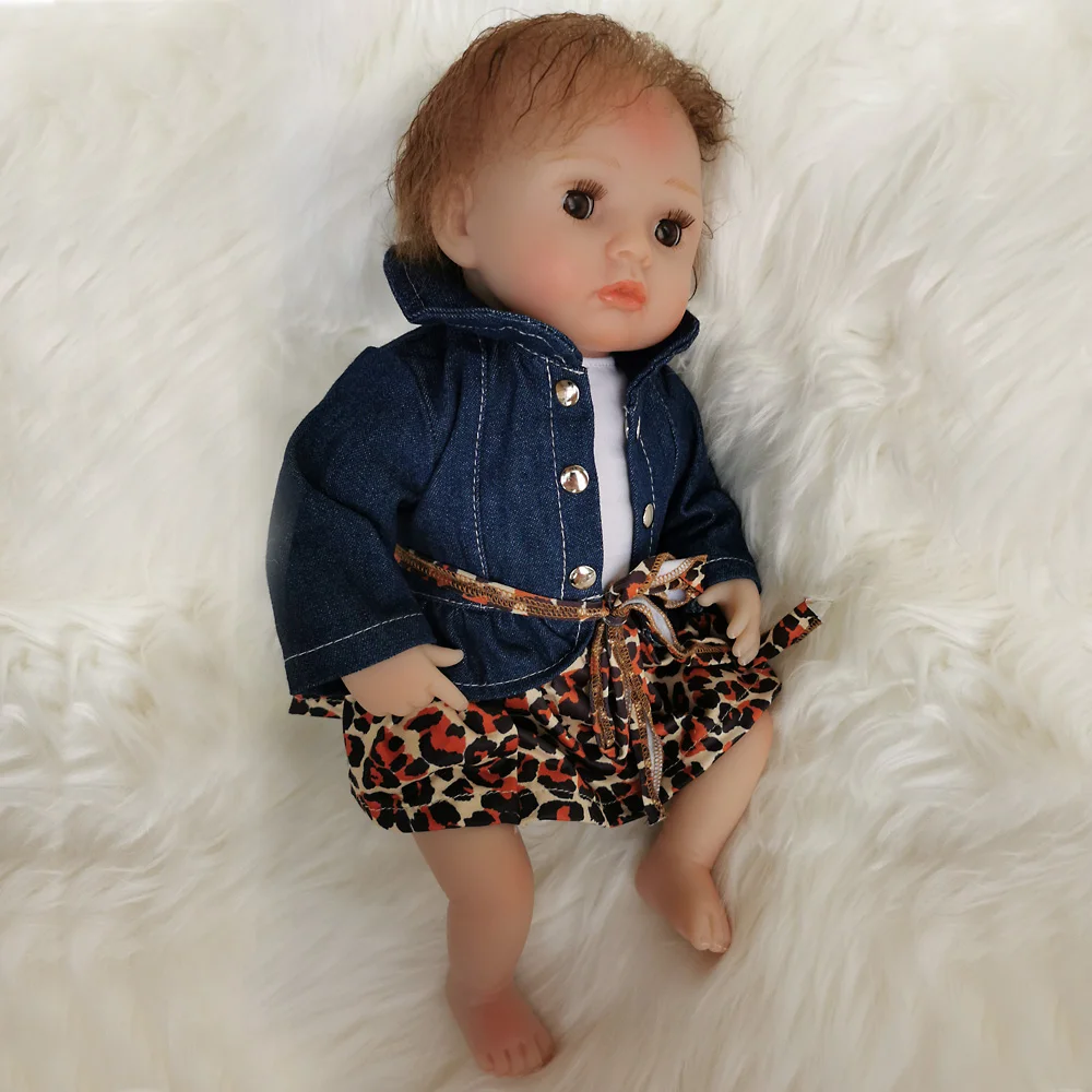 Bebe Кукла Новорожденный 40 см мягкий силикон-Виниловый reborn baby doll милая девочка игрушки новорожденный boneca для детей подарок на день рождения