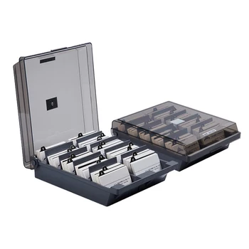 

Office supply 500/1000 Cards Holders Business Card Organizer Large Name Card Holder with Index Tabs for Business Cards case
