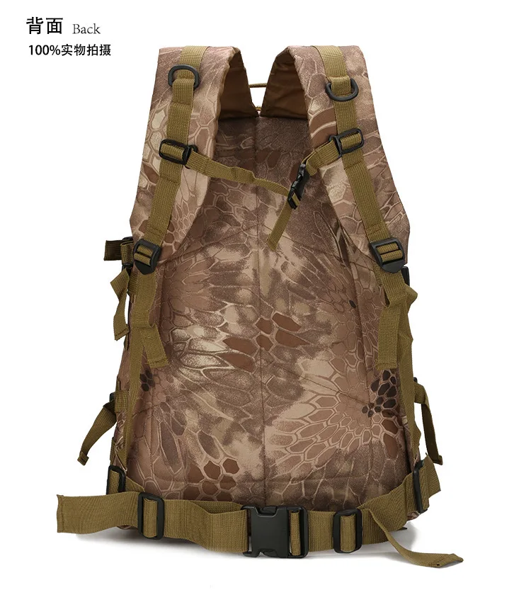 Outdoor Sports Hiking Bag 3D Waterproof Rucksack Travel Backpack Camouflage Army Fans Tactical Bag Portable Commando Pack