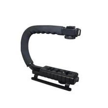DSLR камера ручной c-образный стабилизатор для съемки видео ручной стабилизирующий захват низкая рамка стойки для вспышки стабилизатор