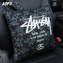 Автомобильная подушка Автомобильная задняя подушка Автомобильная подушка крутая популярная марка четыре сезона универсальная поясничная Подушка Автомобильная спинка