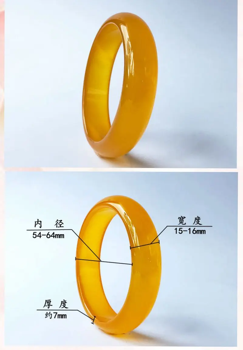 Pulsera de jade de oro натуральный pulsera de jade grueso medio cera de miel pulsera de jade amarillo regalo de alta gama