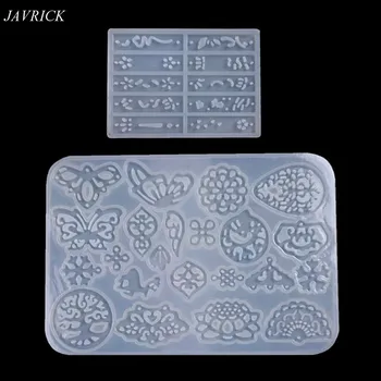 

2Pcs Ancient Earrings Hairpin Necklace Pendant Resin Mold Jewelry Making Tools