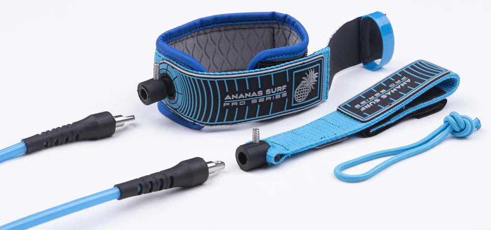 Ananas Surf Pro series серфинг лишь для серфборда 8 футов. 244 см. на лодыжку, серф шнур безопасности 7 мм ТПУ серфинга поводок