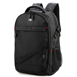 Waterproof 15 Inch Laptop Backpack Multifunctional Anti-theft Travel Backpack Oxford Rucksack School Bags with USB Charging Port