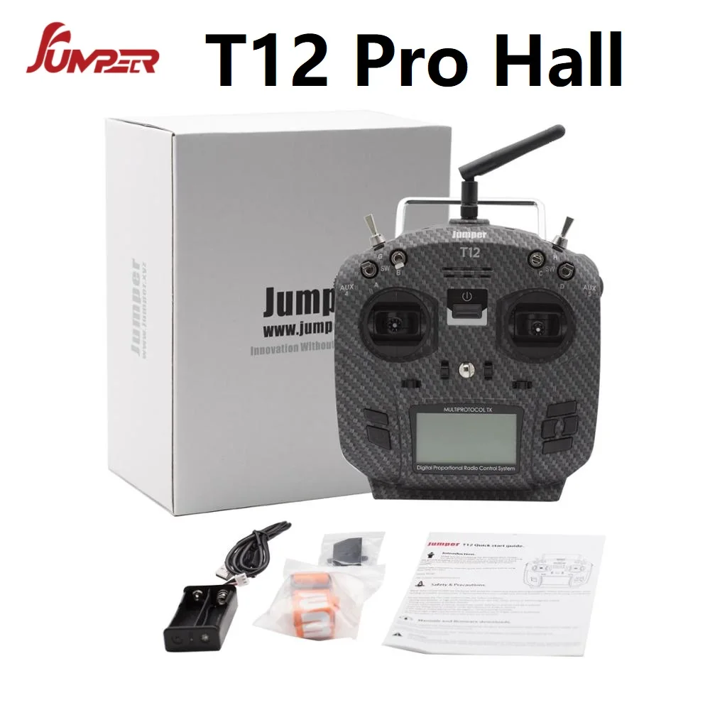Jumper T12 Pro Hall OpenTX 16CH High Sensitivity Hall Sensor Gimbal transmitter Radio with JP4-in-1 Multi-protocol RF Module