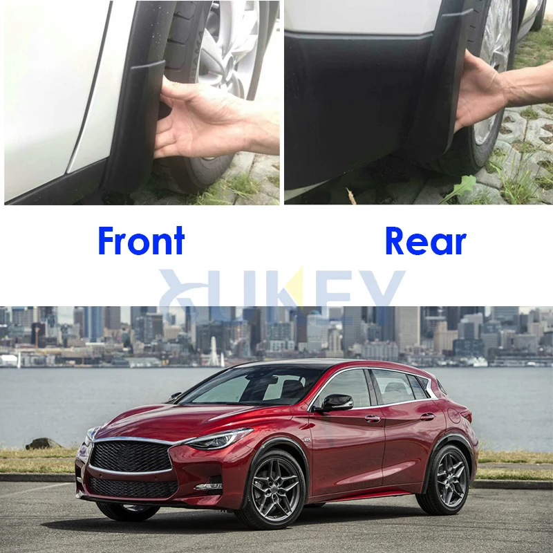 4 шт. Брызговики для Infiniti QX30 Брызговики Передние Задние автомобильные аксессуары