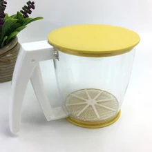 Ручное сито для муки, мелкоячеистый фильтр сахара, ручной фильтр для сахарной пудры, кухонные Кондитерские инструменты, инструменты для выпечки