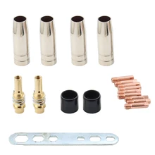 Buse de soudage à l'arc MB 15AK Argon, pointe de Contact pour 15ak MIG/MAG, 19 pièces, 0.8mm