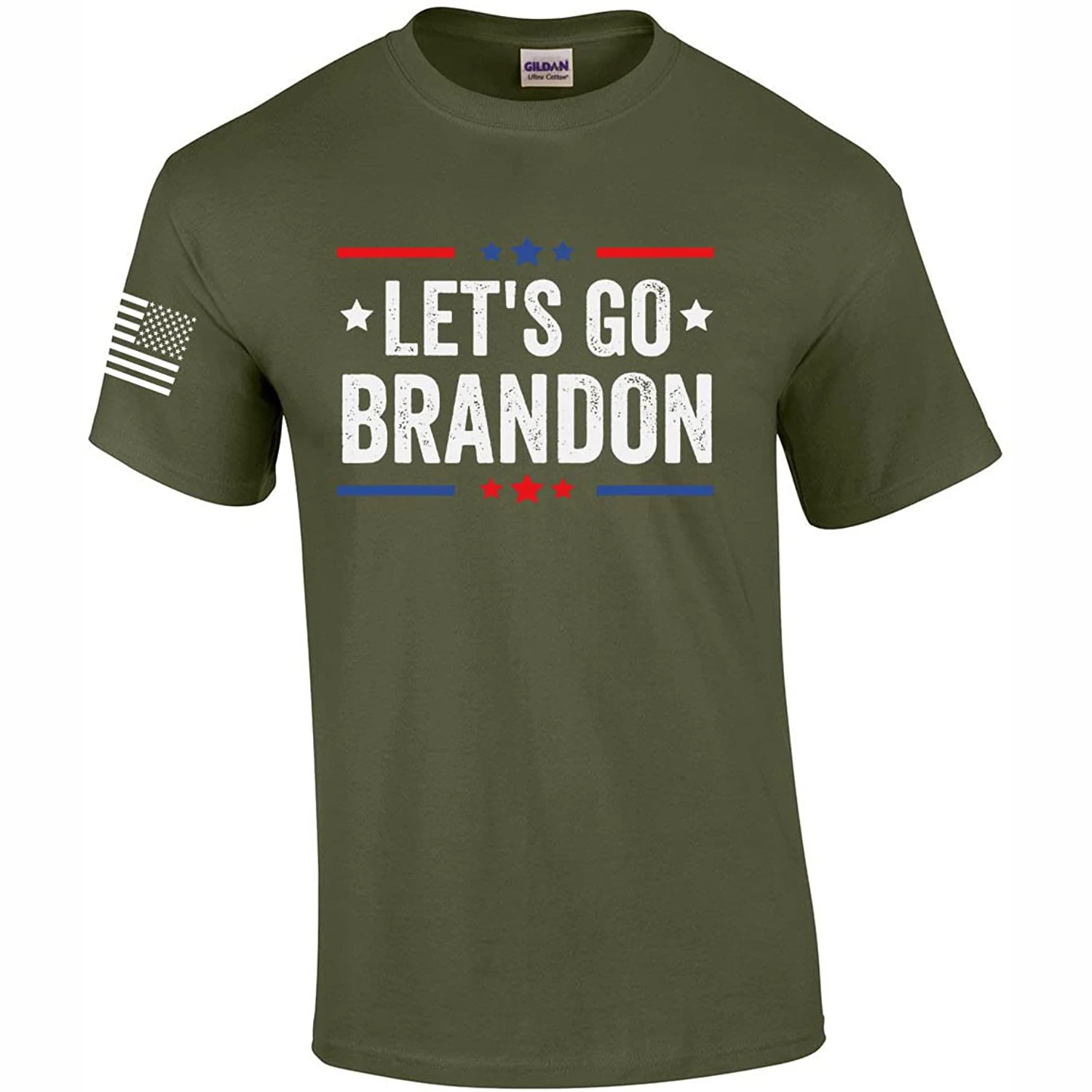 Unisex 100% Cotton Let's Go Brandon Patriotic FJB Funny Political