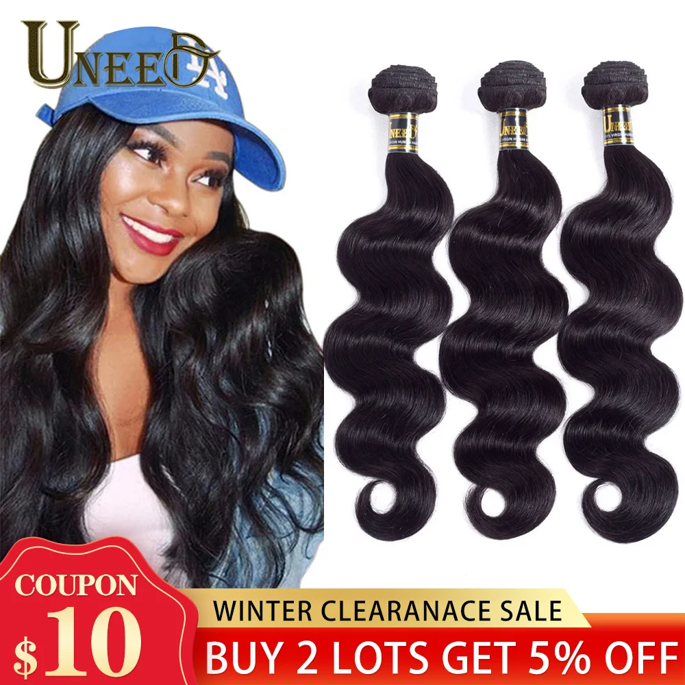 Uneed Hair Brazilian Body Wave Hair Extensions 100% Remy Human Hair Weave Bundles Natural Color Free Shipping Buy 3 or 4 bundles Uneed Hair Brazilian Body Wave Hair Extensions 100% Remy Human Hair Weave Bundles Natural Color Free Shipping Buy 3 or 4 bundles