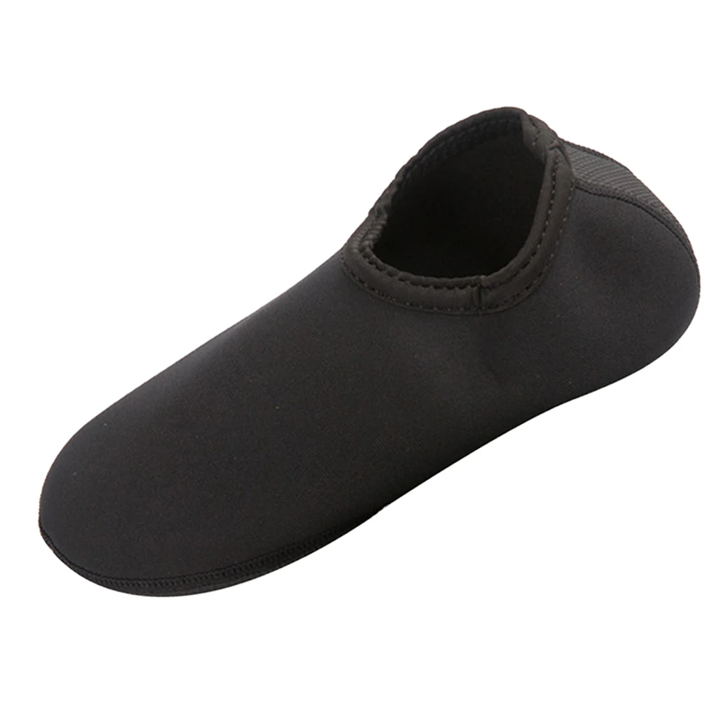 Perfeclan Swimming Scuba-Diving Surfing Neoprene Socks Black Beach Shoes