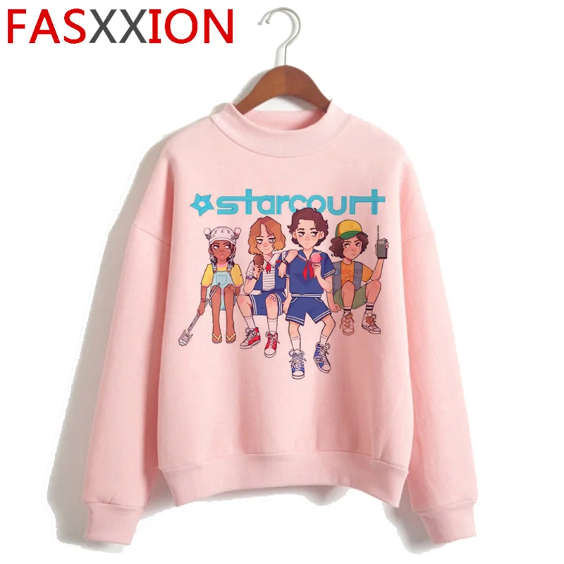 Странные Вещи Eleven Harajuku Забавный мультфильм Толстовка для женщин вверх дном Ullang толстовки друзья не лгут Графический Hoody женский - Цвет: H4358