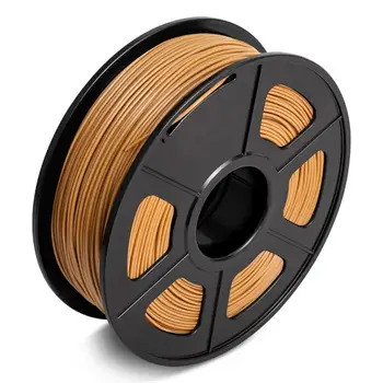 

PLA Filament 1kg for 3D Printing 1.75mm Tolerance +/-0.02mm No Bubble Harmless Material for FDM 3D Printer and Pen Coffee Color