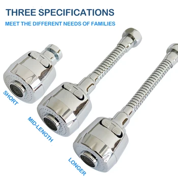 

Free shipping YUJIE HXHY2056 two styles of tap extends 360° nozzle