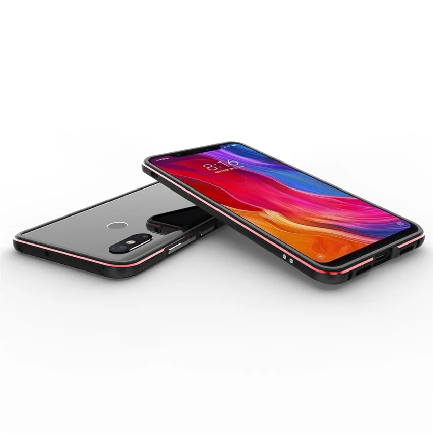 Для Xiaomi mi 8 чехол с металлической рамкой двойной цветной алюминиевый бампер Защитная крышка для Xiaomi mi 8 Explorer Xio mi 8 чехол