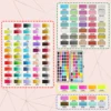 Seamiart 50/72/90/100 Color Solid Watercolor Paint Set Basic Neone Glitter Watercolor Pigments for Drawing Art Paint Supplies 5