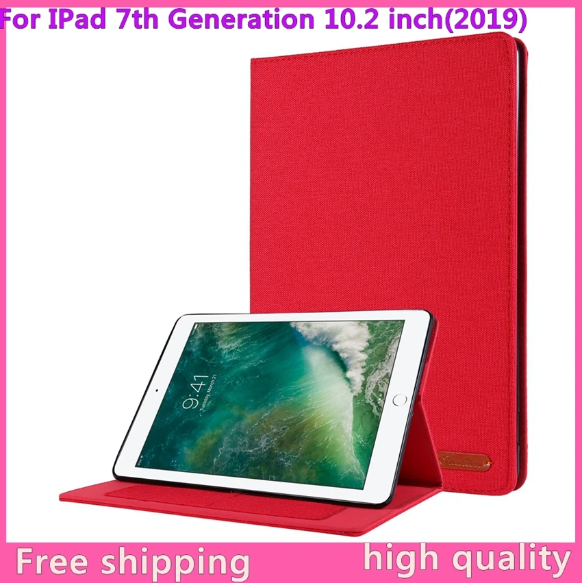 Новый чехол для IPad 2019 10 2 7-го поколения чехол-подставка из искусственной кожи