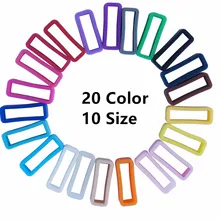 4 шт., 12, 14, 16, 18, 19, 20, 21, 22, 24, 26 мм, Ремешки для наручных часов, ремешок с петлей, кольцо из силиконовой резины, аксессуары, держатель, шкафчик, 20 цветов