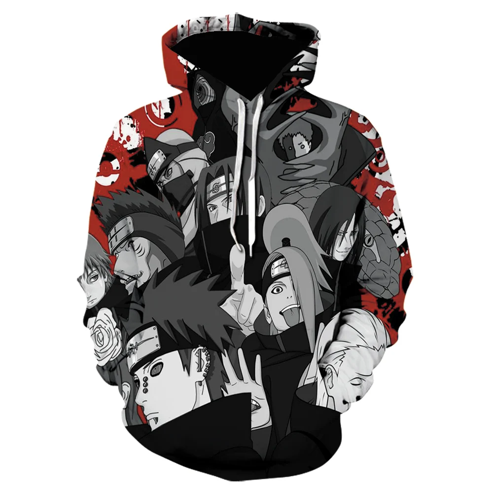 

2020 Naruto Hoodies Men Ladies Fashion Casual Hooded Sweatshirts Funny 3d Printed Hoodies Anime Street Clothes 6xl Anime Cute