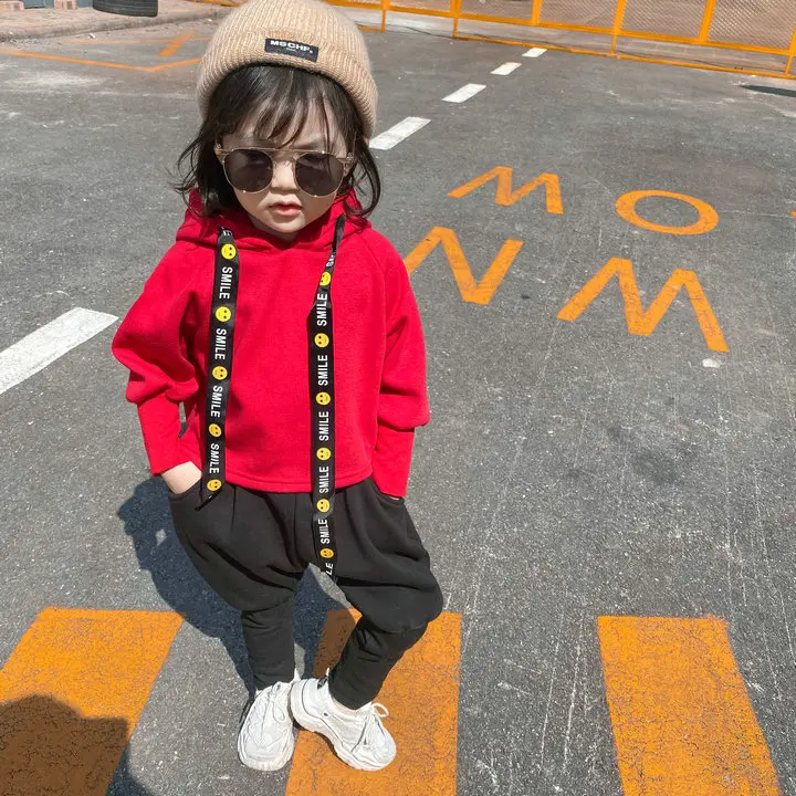 Mihkalev fashion kids clothes girl autumn clothing set children fleece tracksuit hoodies tops+pants 2pieces girl outfits